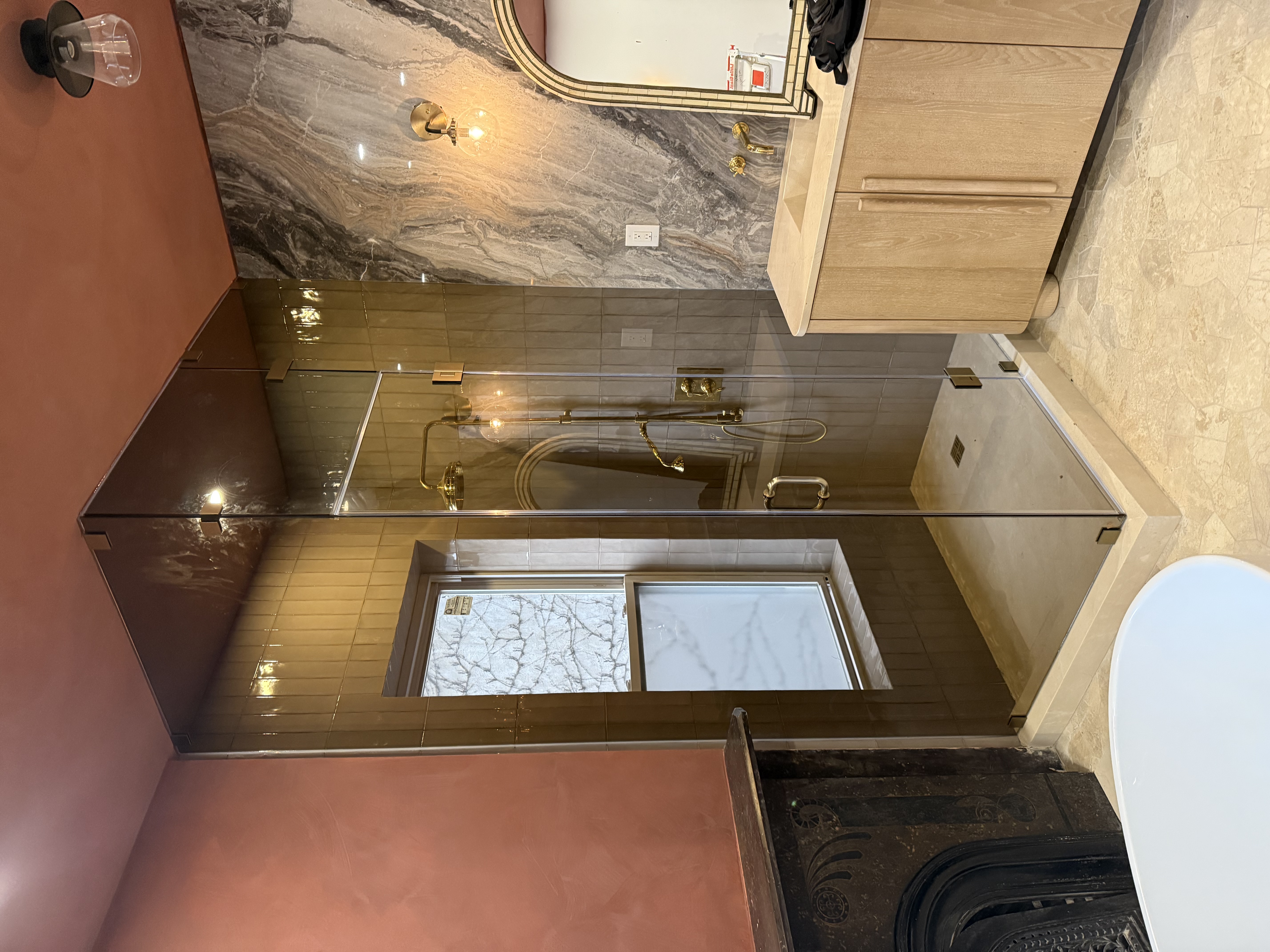 Bronze & Gray Tinted Glass glass for shower doors and installations